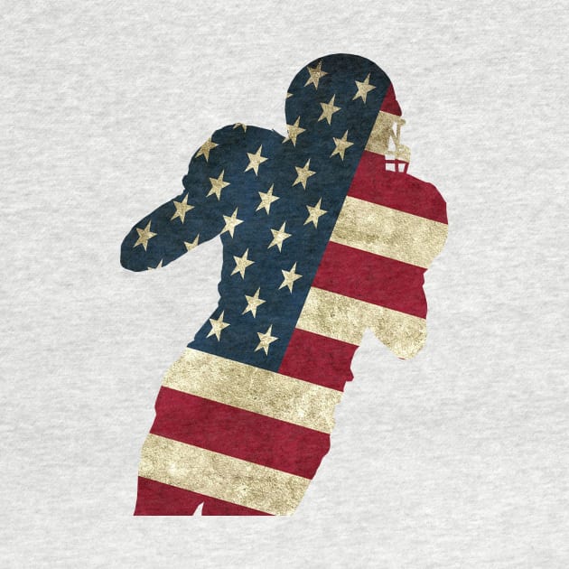 American Flag Gridiron Player by shellysom91